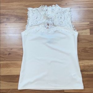 🔥🔥🔥H&M Lace Top Cream Corset Chocker Large